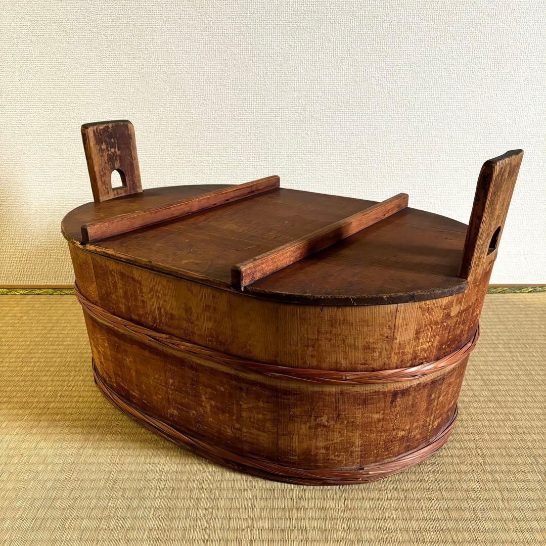 古手　桶　古民芸　古民藝　古民具　木工　骨董　古美術　時代　曲げわっぱ