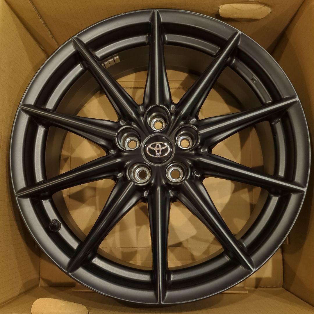 ②トヨタ GR86 RZ 純正 18インチ アルミホイール 4本