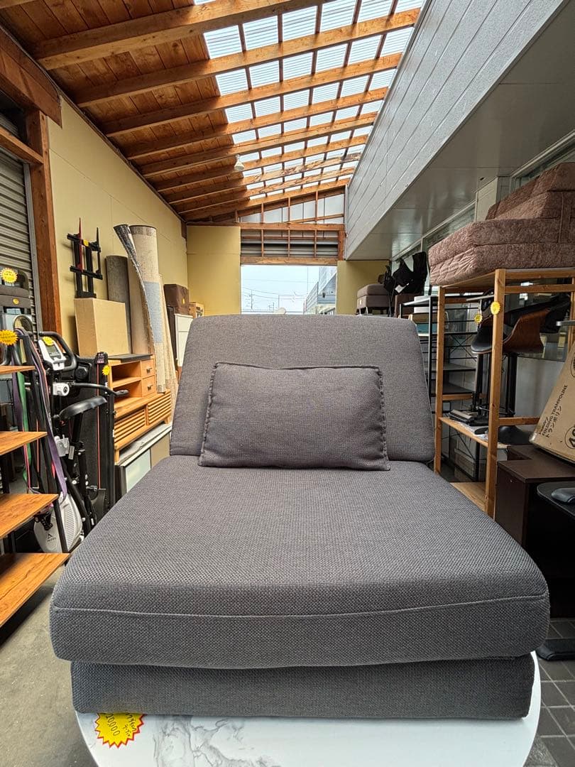 ニトリ NITORI 一人掛けソファベッド パーシーヌノ グレー