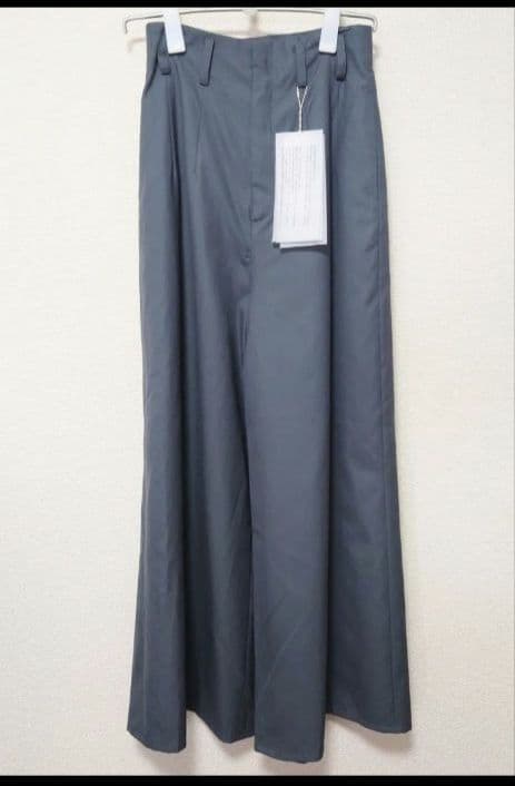 新品☆ SEEALL 24ss extra wide tuck pants 36