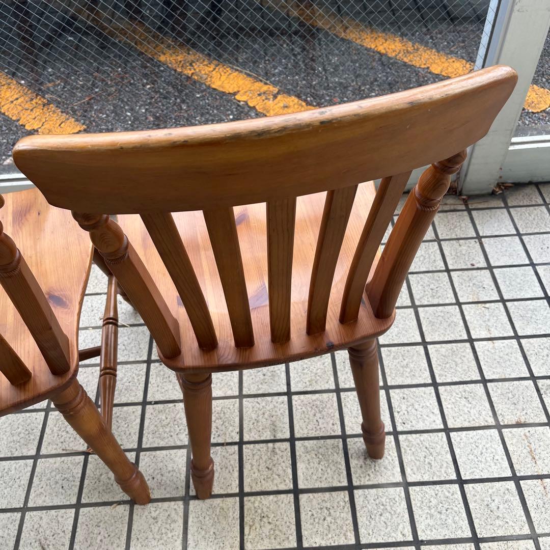 ②コスガ PROVINCE パイン無垢材 ダイニングチェア フレンチカントリー