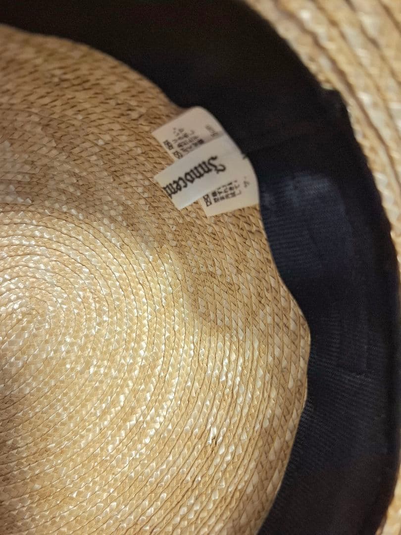 【美品】Innocent World　コサージュ付カサブランカハット　生成X生成