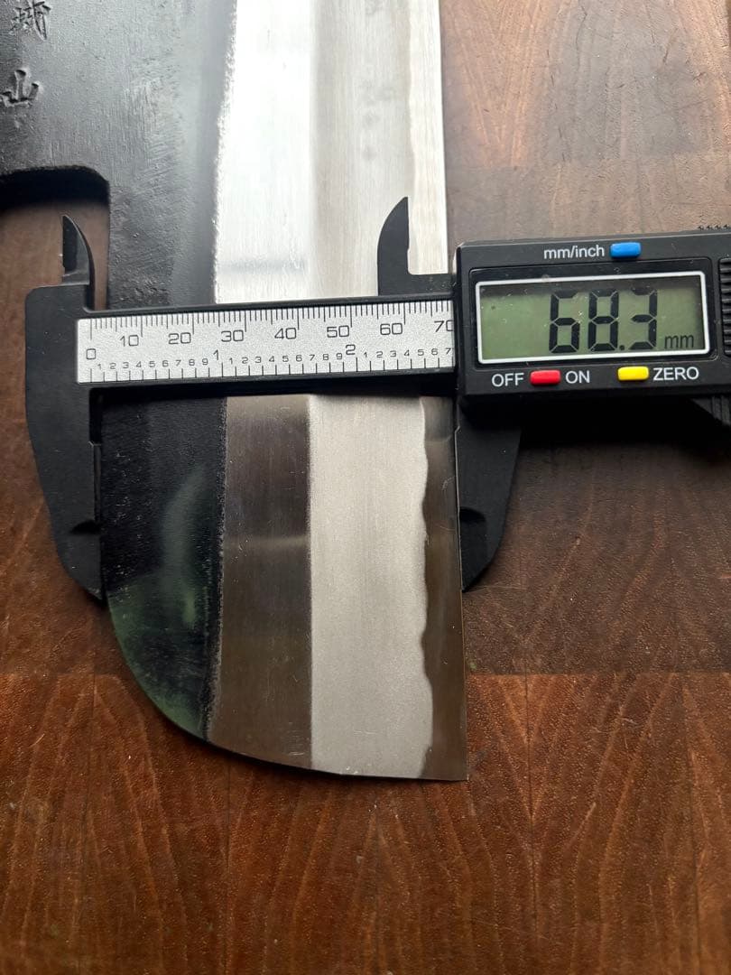 堺打刃物　城山刃物　麺切り　270mm 9寸　包丁　蕎麦切り　和包丁　白鋼