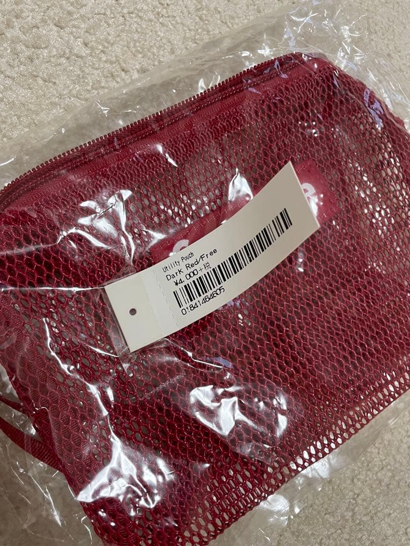 supreme utility pouch Dark Red 新品　赤　ポーチ