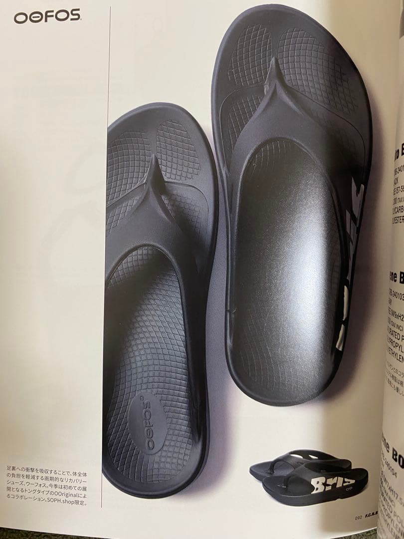 F.C.Real Bristol OOFOS ブラック サンダル 未使用