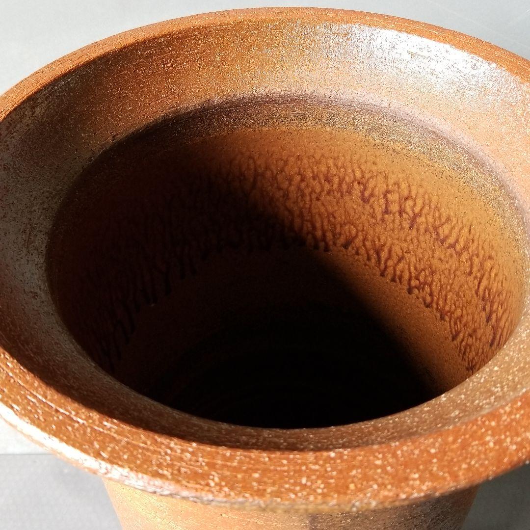 信楽焼 傘立て サビ窯変 高さ５５cm