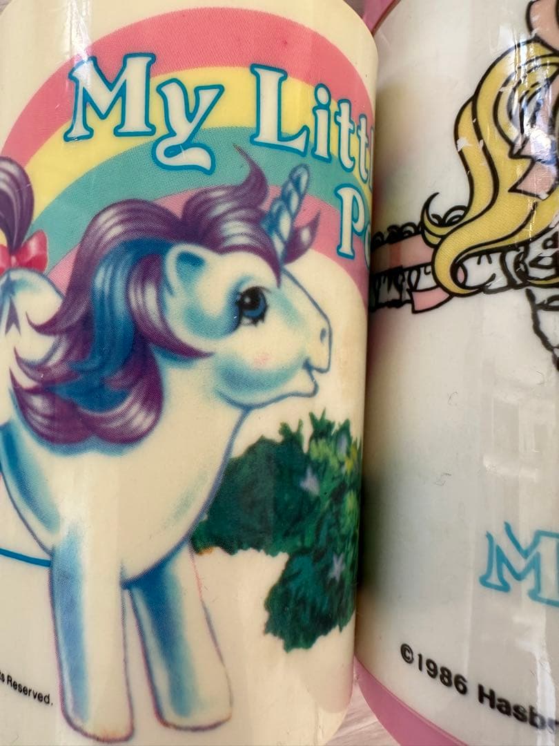 1986年マイリトルポニー 1984年コップ　ヴィンテージ G1ナイルパーチ