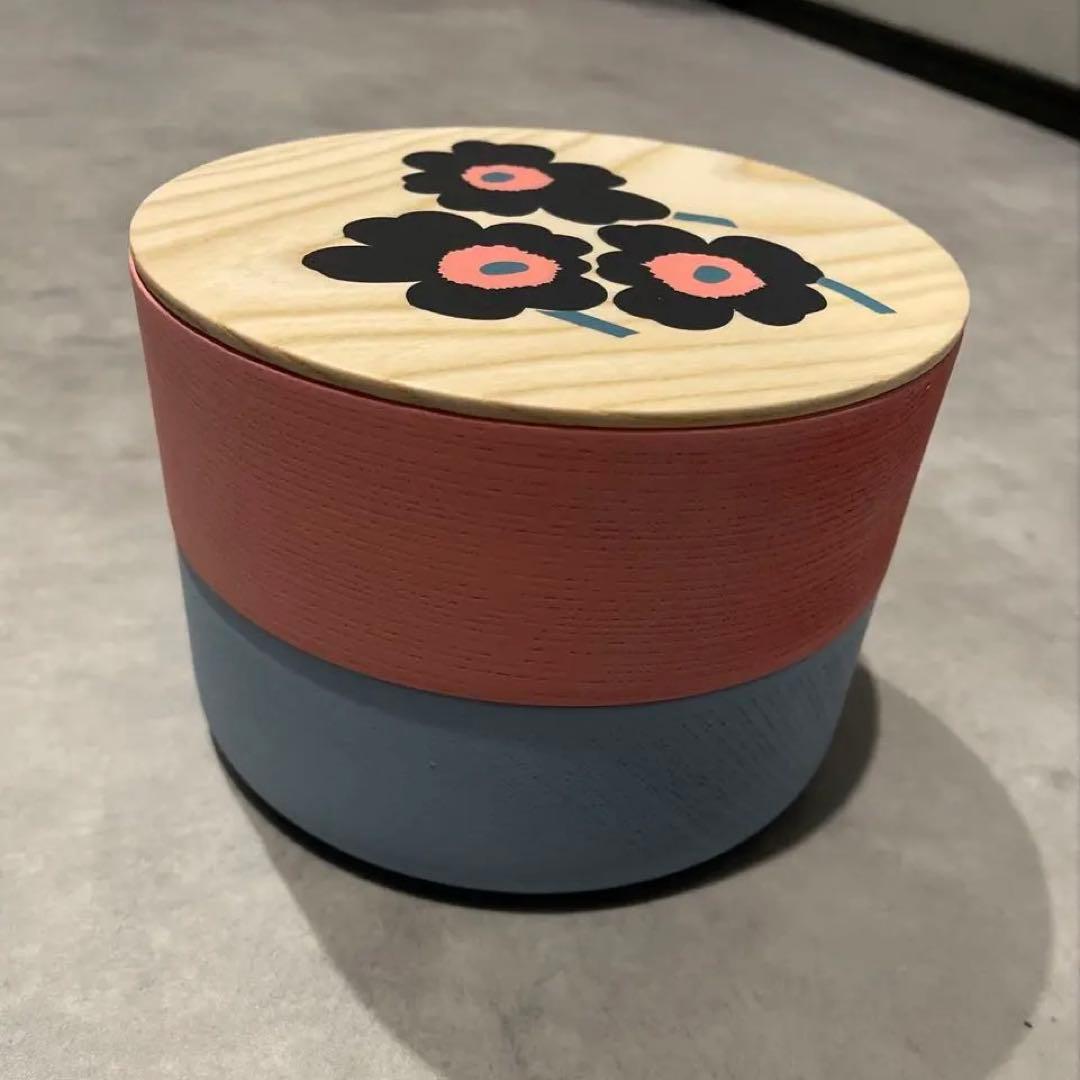 marimekko マリメッコ 伊勢丹限定ウッドボックス×畑漆器