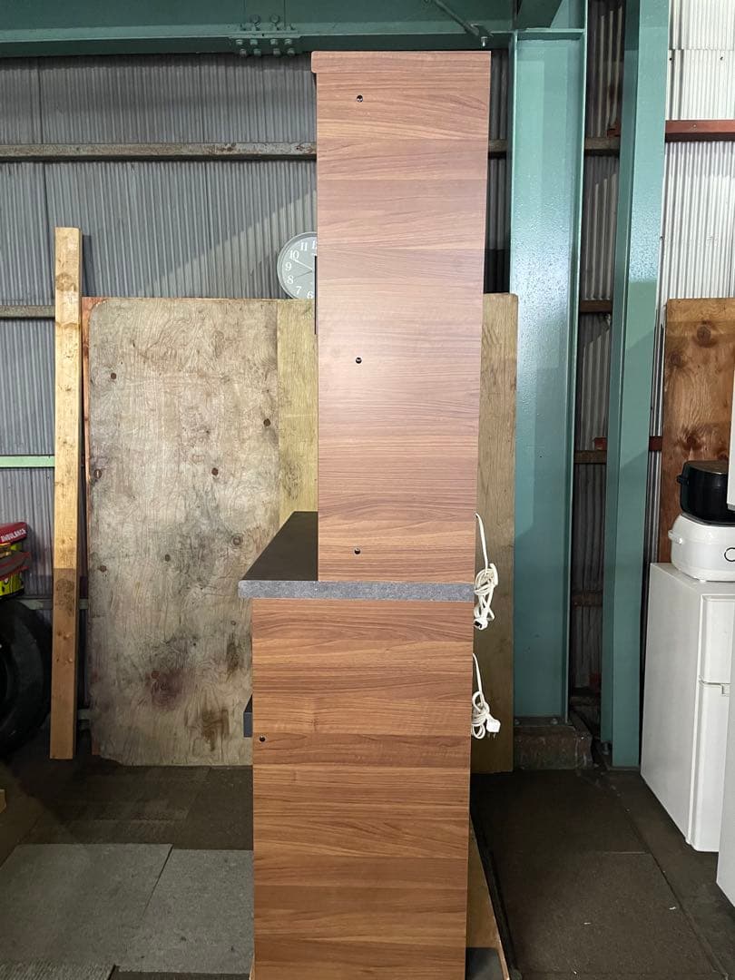 2021年製 パモウナ 食器棚 レンジ台 90cm