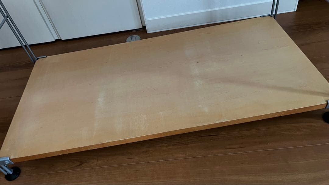 無印良品　ステンレス　ユニットシェルフ　棚板つき　2個セット