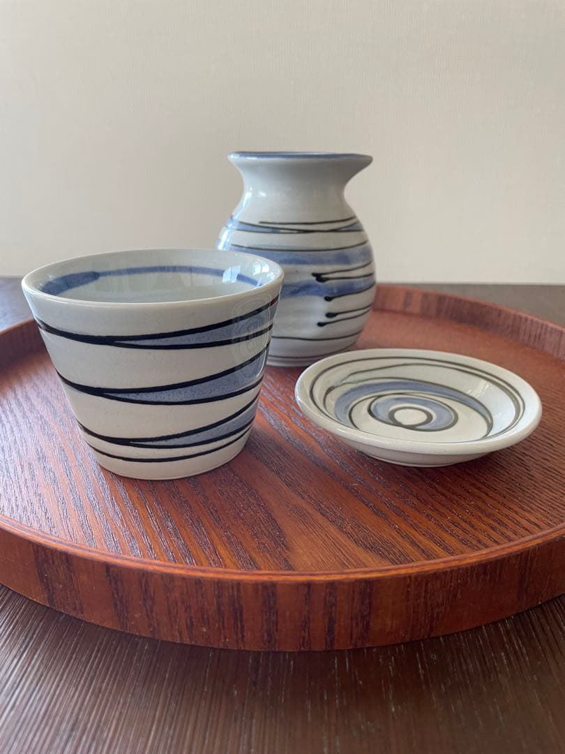 流水 2合そば徳利そば猪口薬味皿8個セット