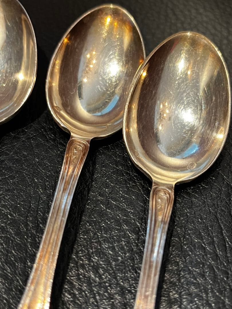 フランス　純銀950製　スプーン　セット　アンティーク　アフタヌーンティー