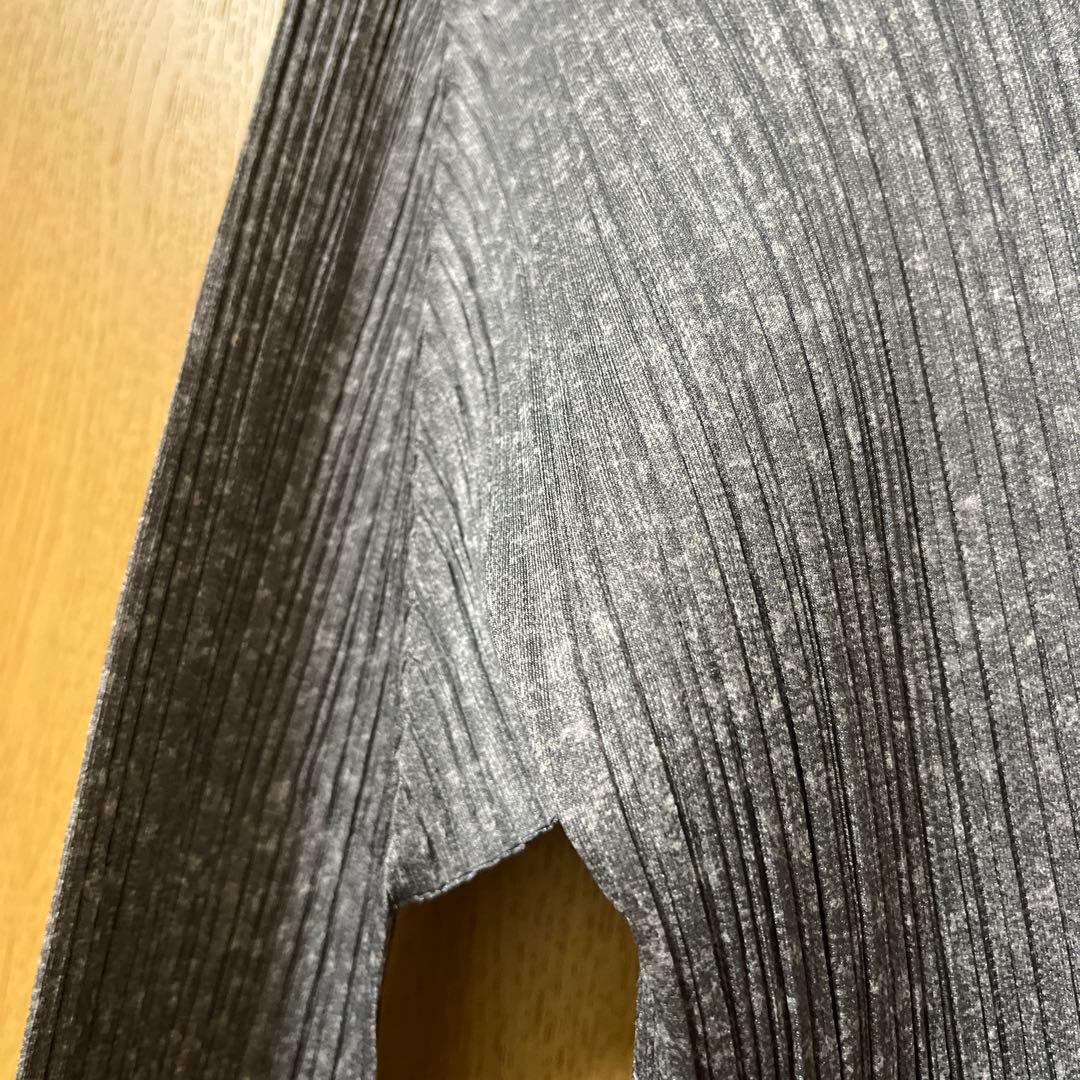 PLEATS PLEASE グレー 長袖 カットソー