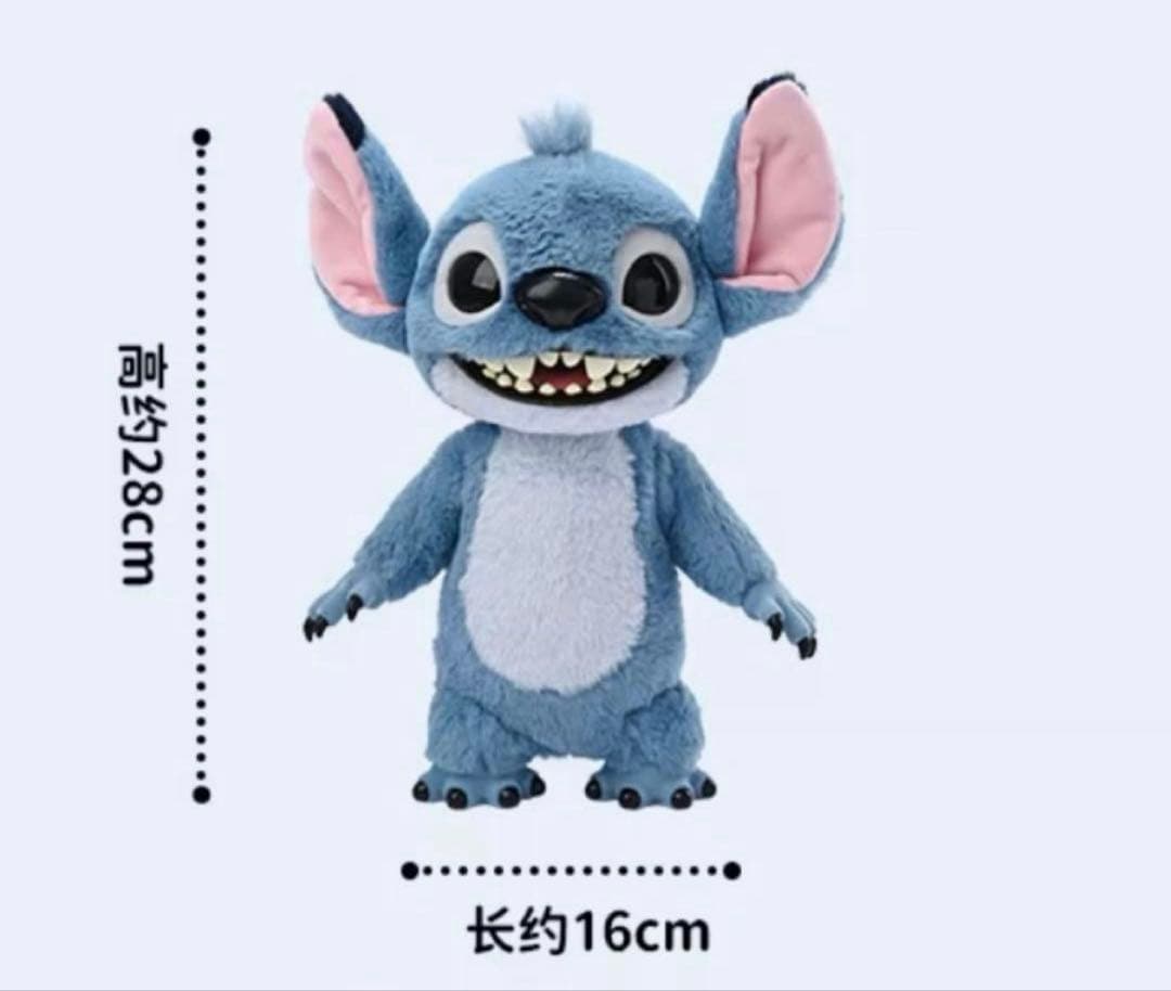 限定お値下げ★ 海外限定 　スティッチ　リアルぬいぐるみ　28cm　公式正規品★