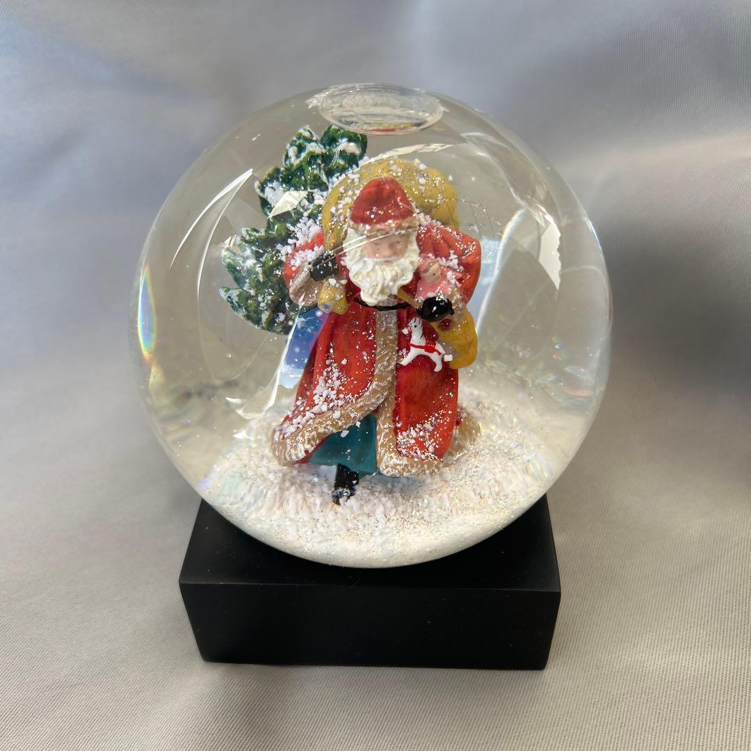 新品 クールスノーグローブ スノードーム クリスマス サンタクロース