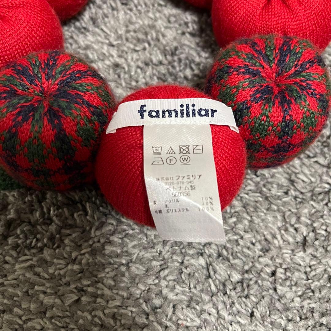 familiar クリスマスリース　りんご