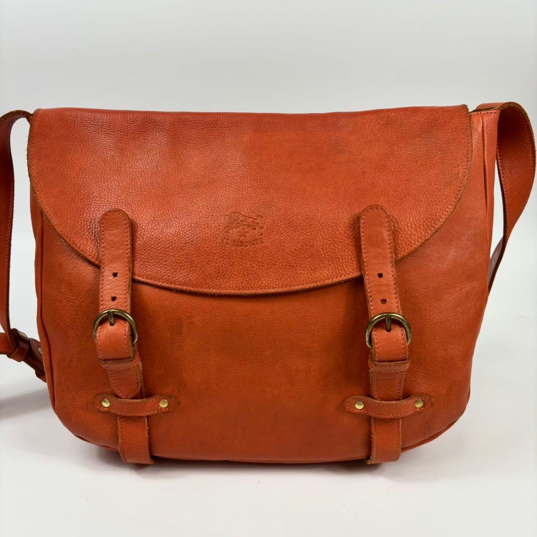 専用イルビゾンテ ショルダー　メッセンジャーバッグ　レザー　本革　茶　216