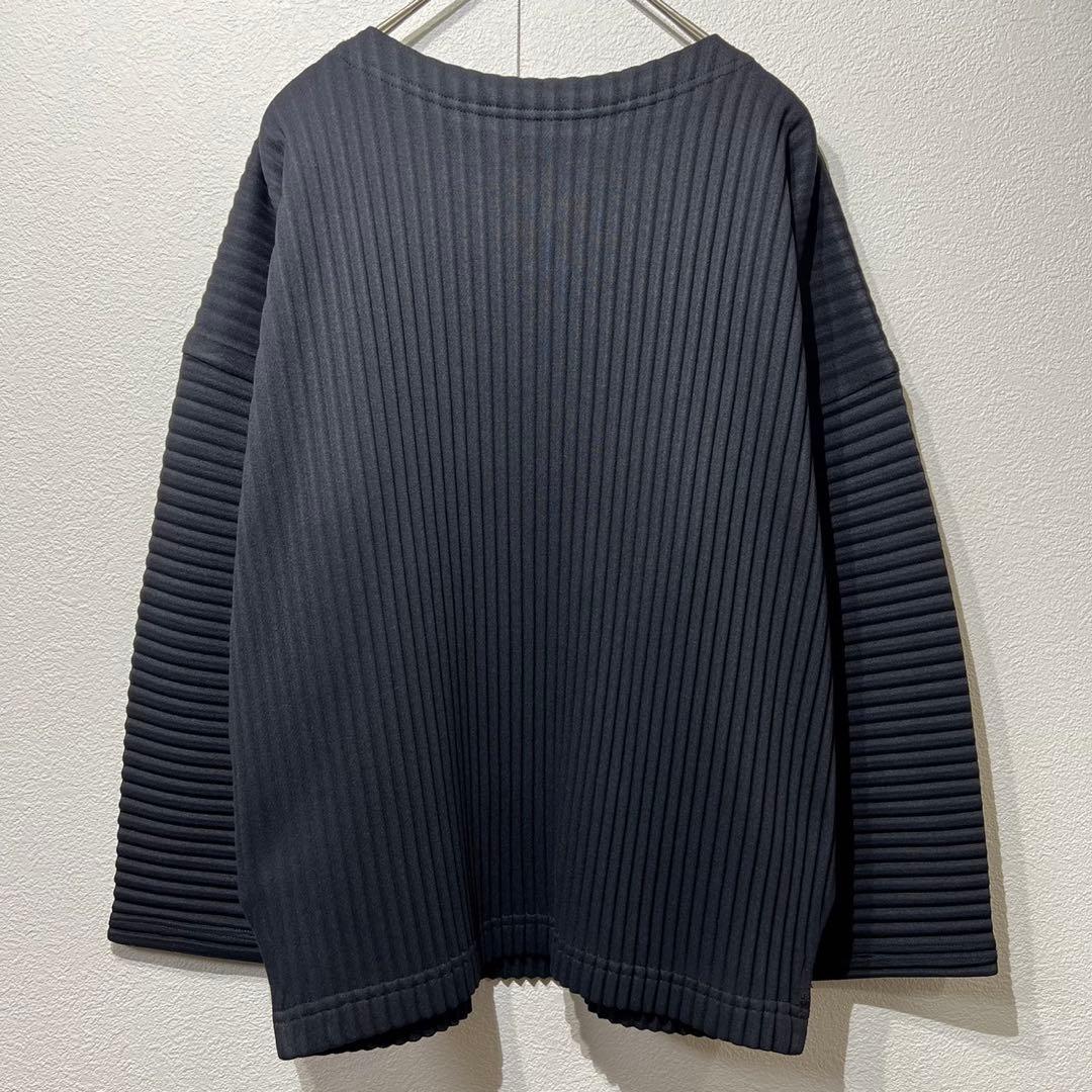 希少 24年製 ミー イッセイミヤケ 上質 プリーツ プルオーバー スウェット