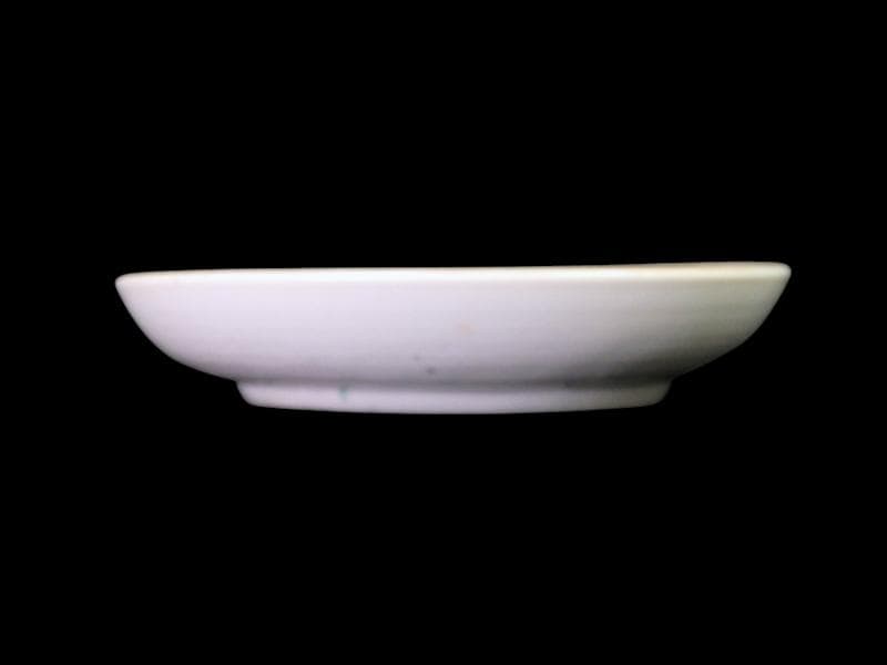 古伊万里　色絵　波千鳥に貝の図　手塩皿　F281AS-DCi