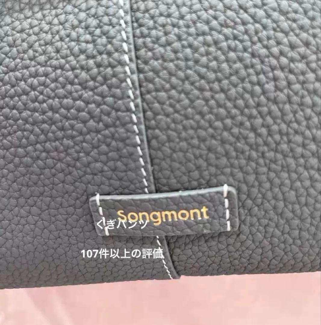 Songmont ショルダーバッグ　インゴットバッグ スモール　グレー