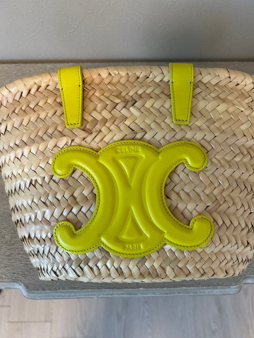セリーヌ　かごバッグ　パニエ