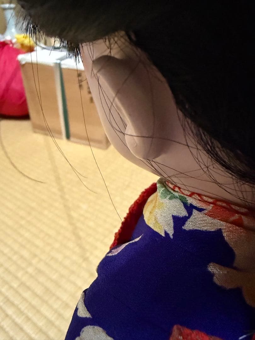 市松人形　昭和初期　（ガラスケースは含みません）