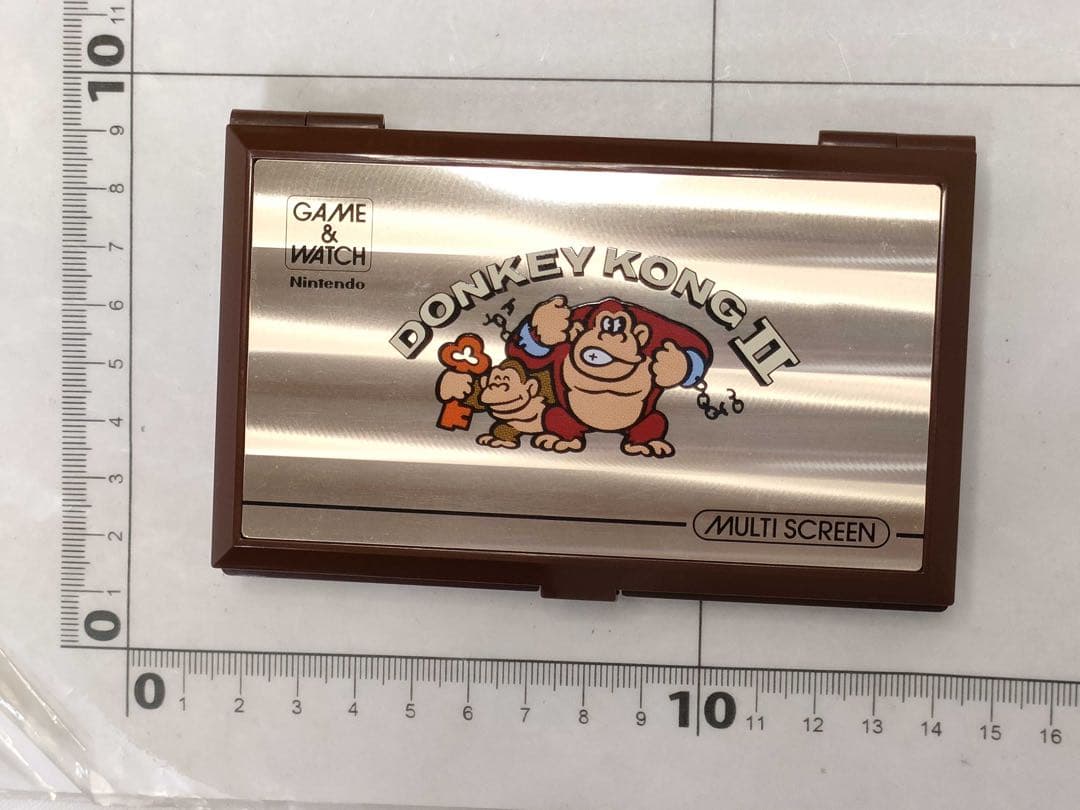 ゲーム&ウォッチ ドンキーコングII (JR-55) 本体ほぼ未使用？ 説明書