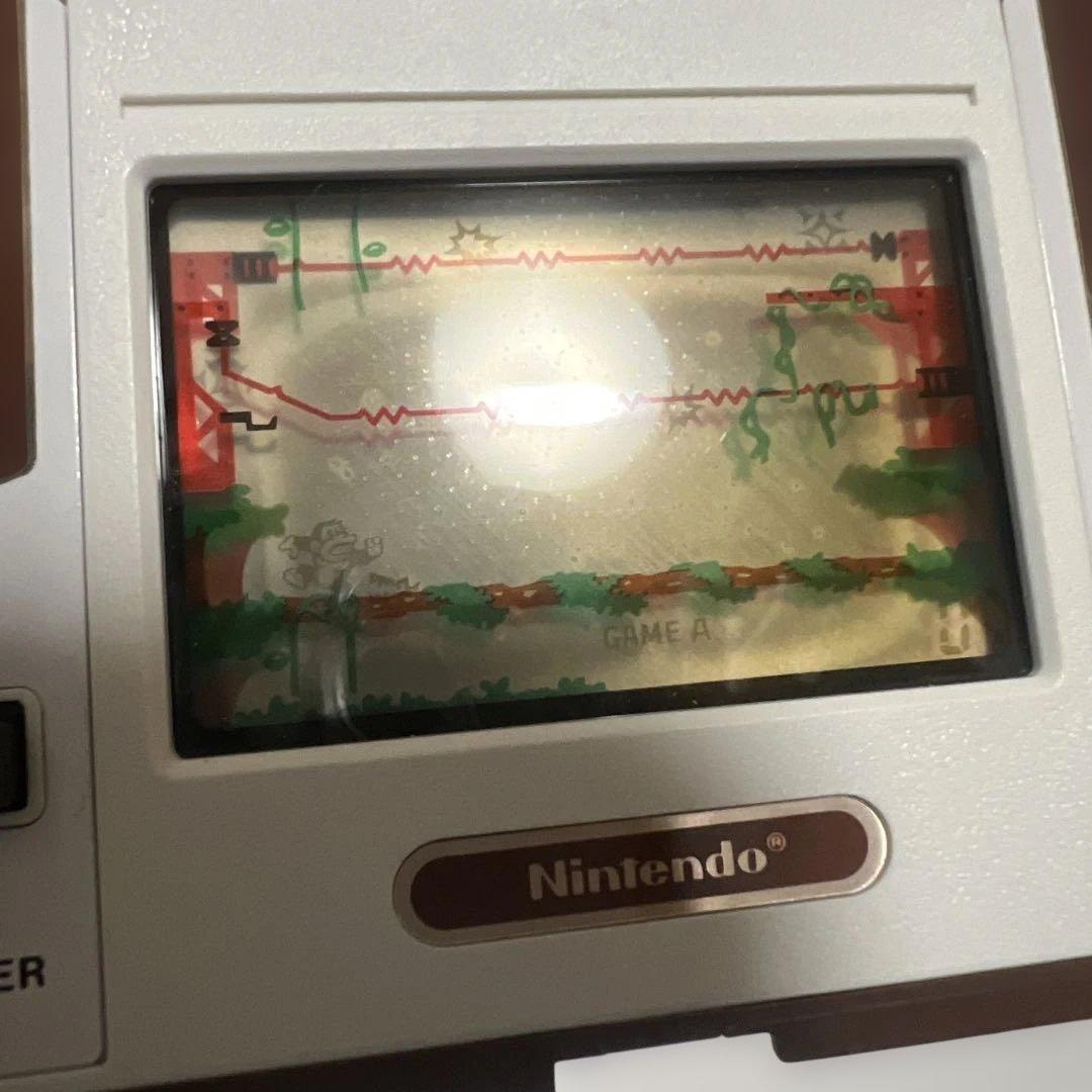 ゲーム&ウォッチ ドンキーコングII (JR-55) 本体ほぼ未使用？ 説明書