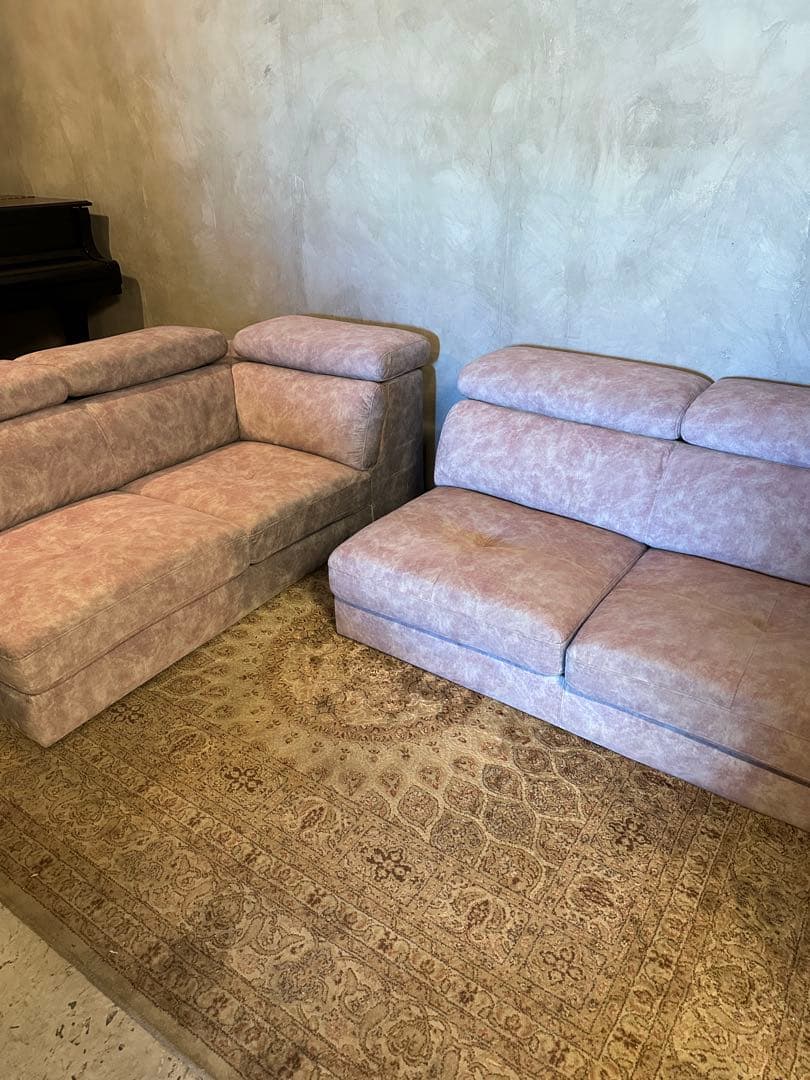 【東京都23区配送無料】定価20万円　ソファー　カウチ　椅子　L型　椅子　チェア