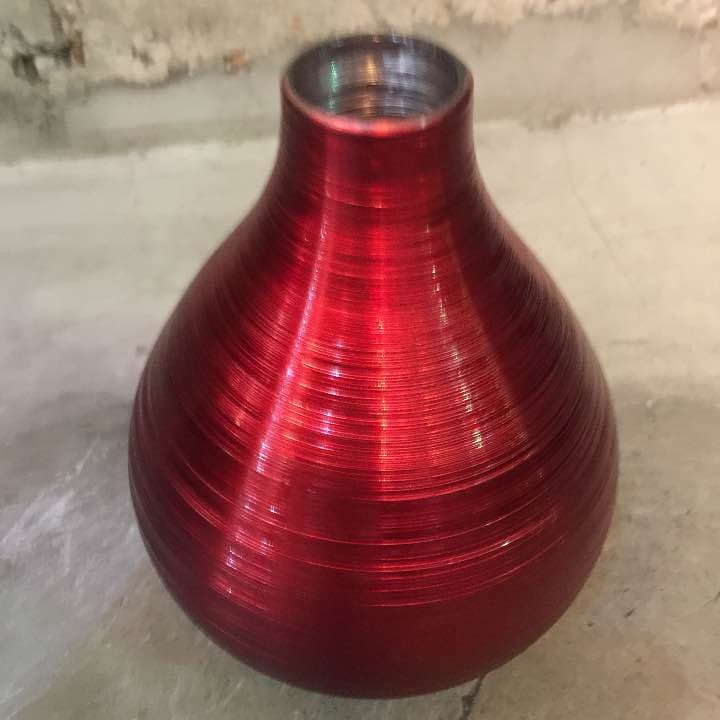 IVV Italy Bombay ボルドー色 花瓶