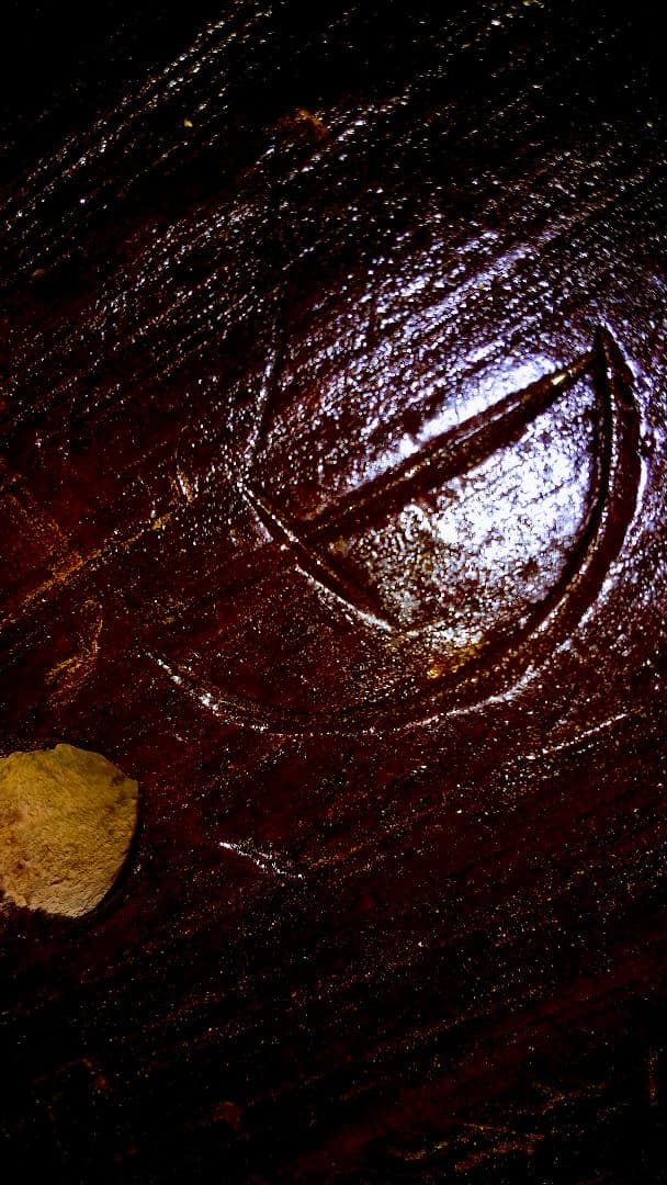 入手困難.巨大.木製.お福さんの置物.9.３kg