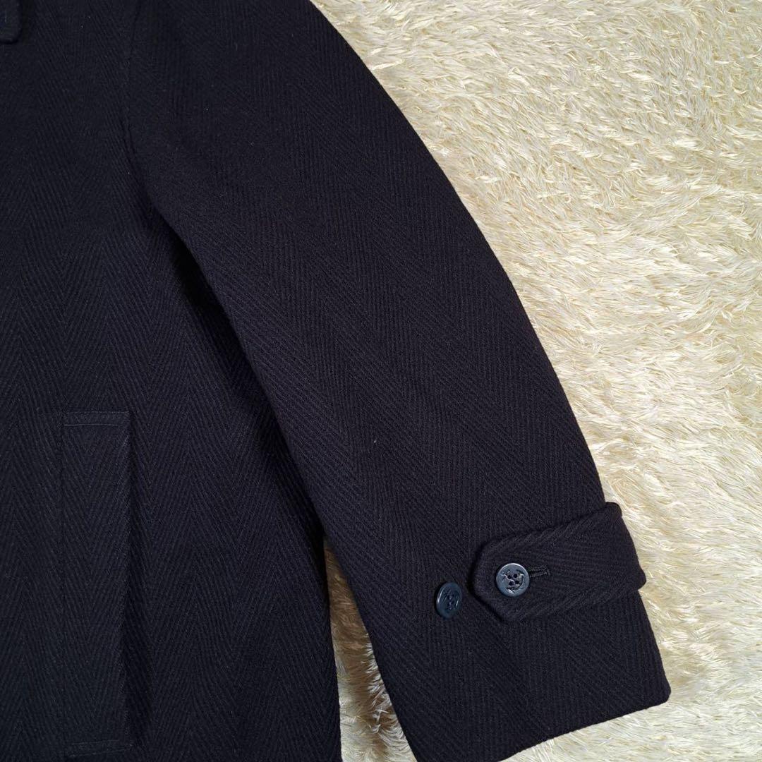 希少サイズ　CHAPS ラルフローレン　ヘリンボーン　ピーコート