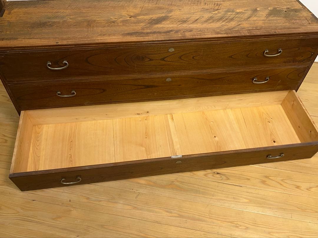 ローボード　収納棚　M087　古道具　古家具　和家具　ビンテージ　アンティーク