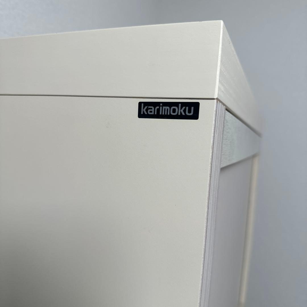 カリモク オープンシェルフ ブックシェルフ 飾り棚 書棚 本棚 姫系 i1※