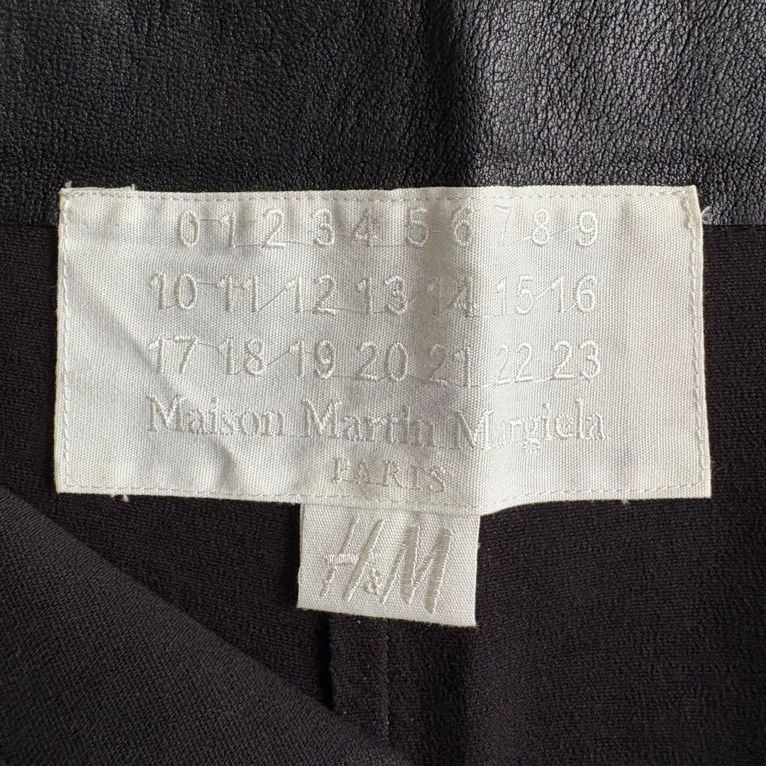 Maison Martin Margiela  本革トレンカレギンス黒40