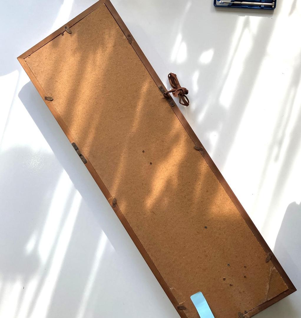 ②　特大出刃包丁　額付き　終始一貫（手彫り）魚へん（60文字）