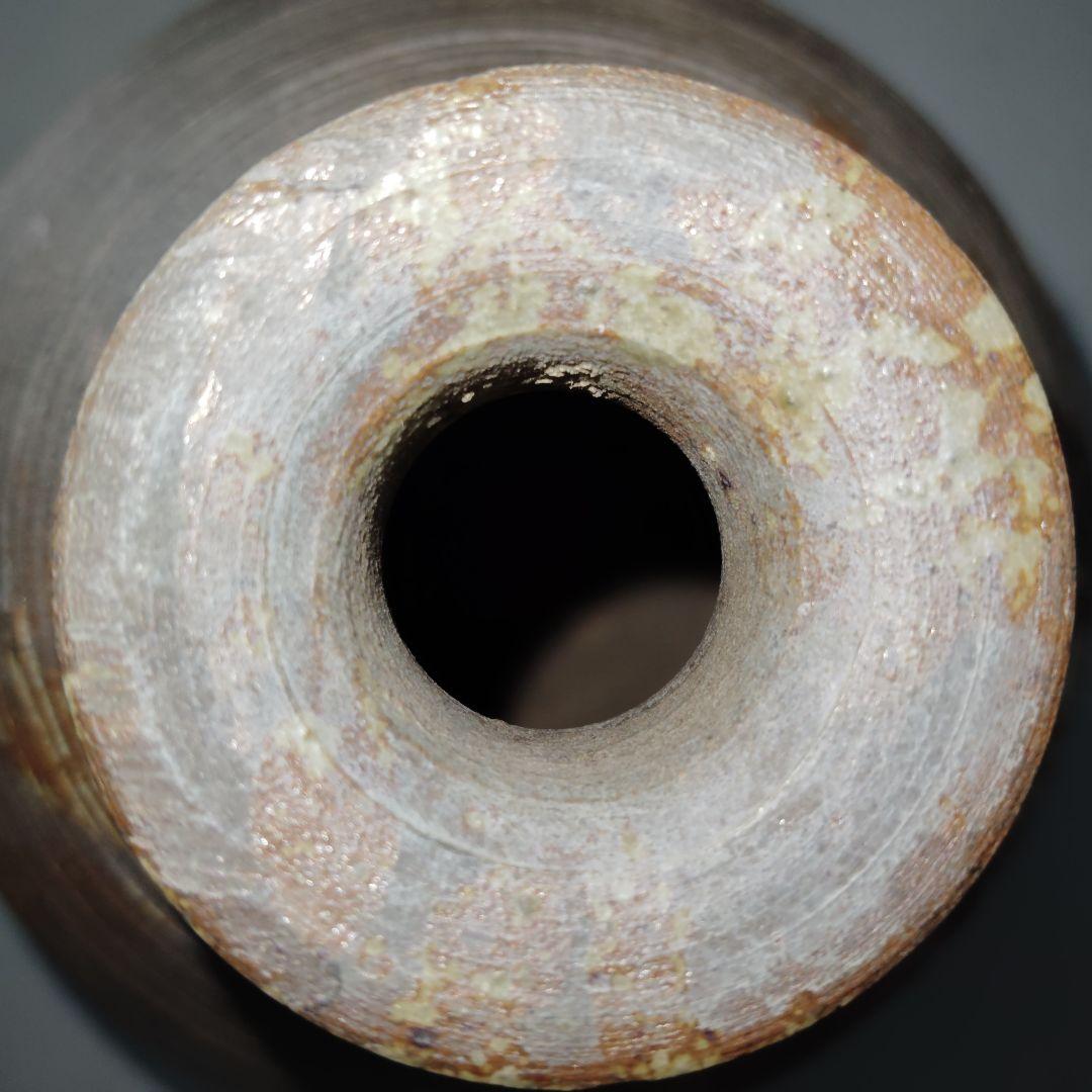 古備前 窯変 徳利 共箱 共布付 花瓶 花入