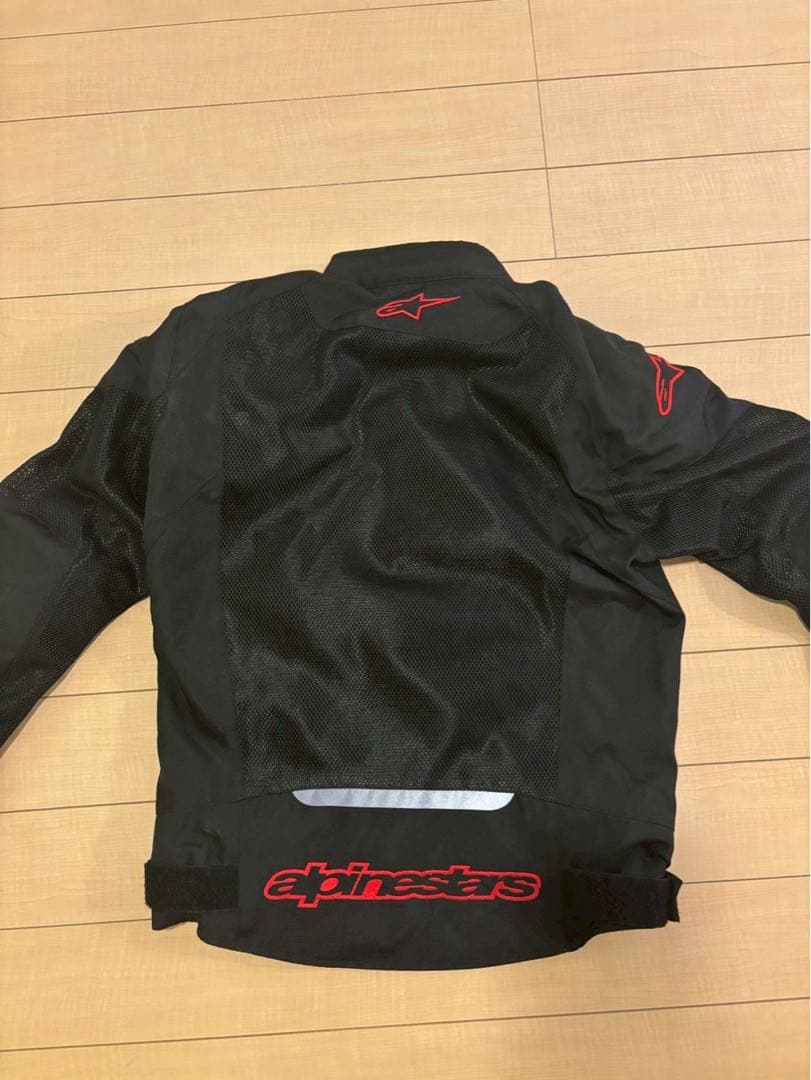 Alpinestars メッシュバイクジャケット ブラック　背面プロテクター付き