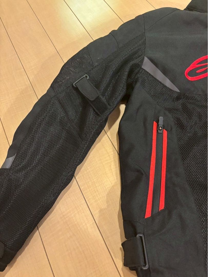 Alpinestars メッシュバイクジャケット ブラック　背面プロテクター付き