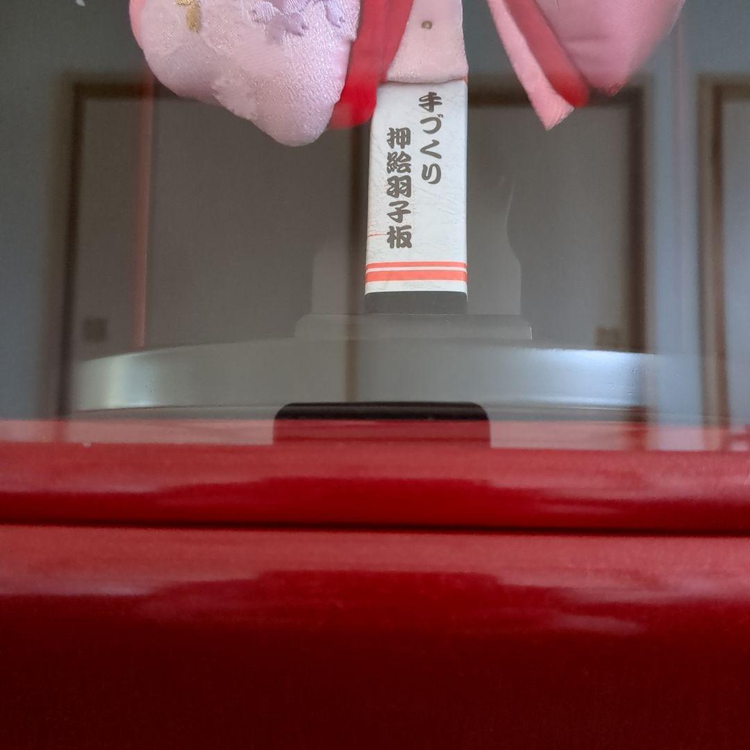 ★羽子板飾★　手づくり押絵羽子板　レトロ　伝統工芸品　アクリルケース入り 日本