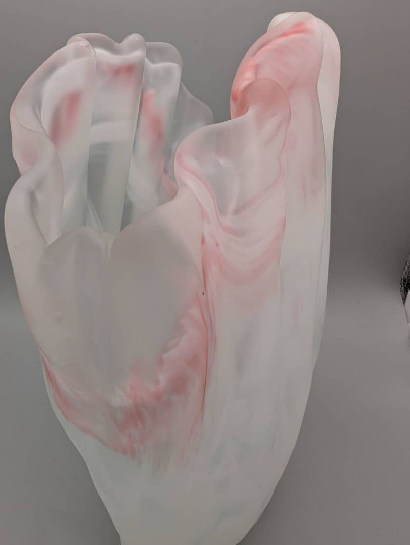 MURANO　ムラノ　ピンク　花瓶　置物　インテリア　イタリー製