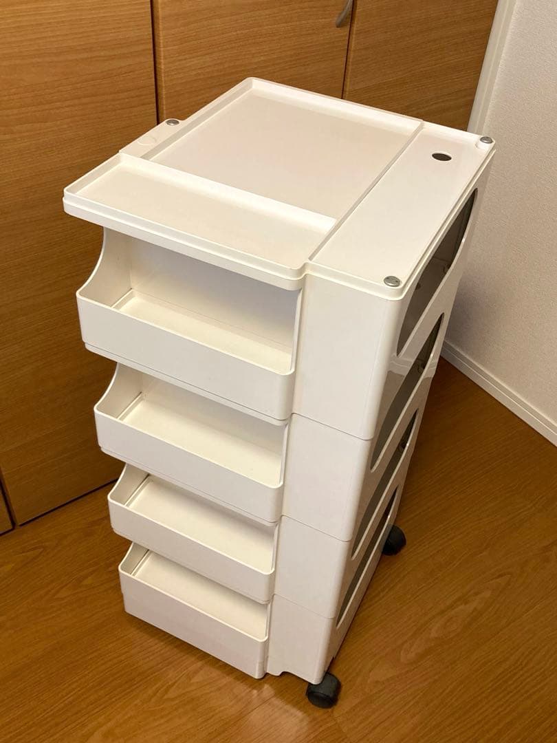 Boby Wagon ボビーワゴン 4段　ホワイト