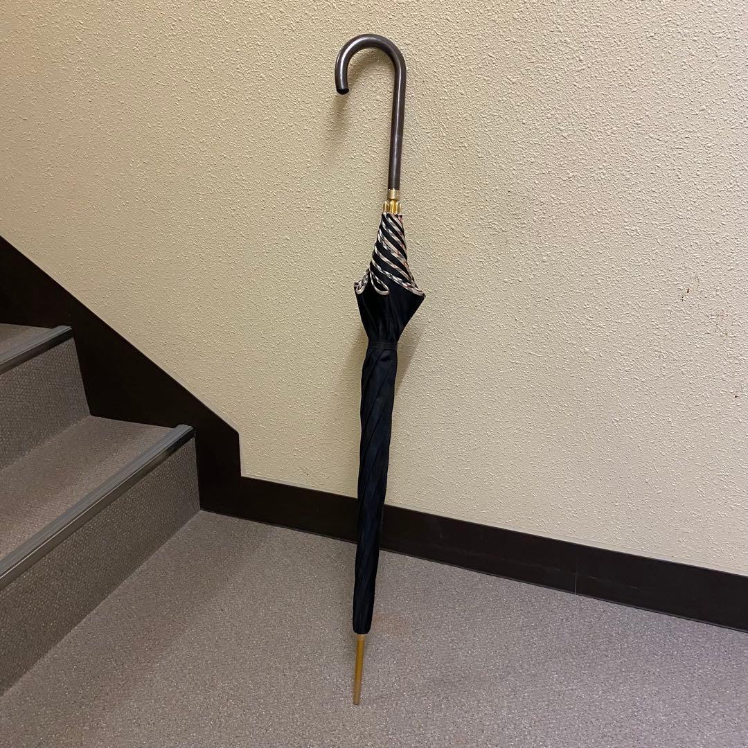 傘　長傘　バーバリー　Burberry ノバチェック　ロゴ入り