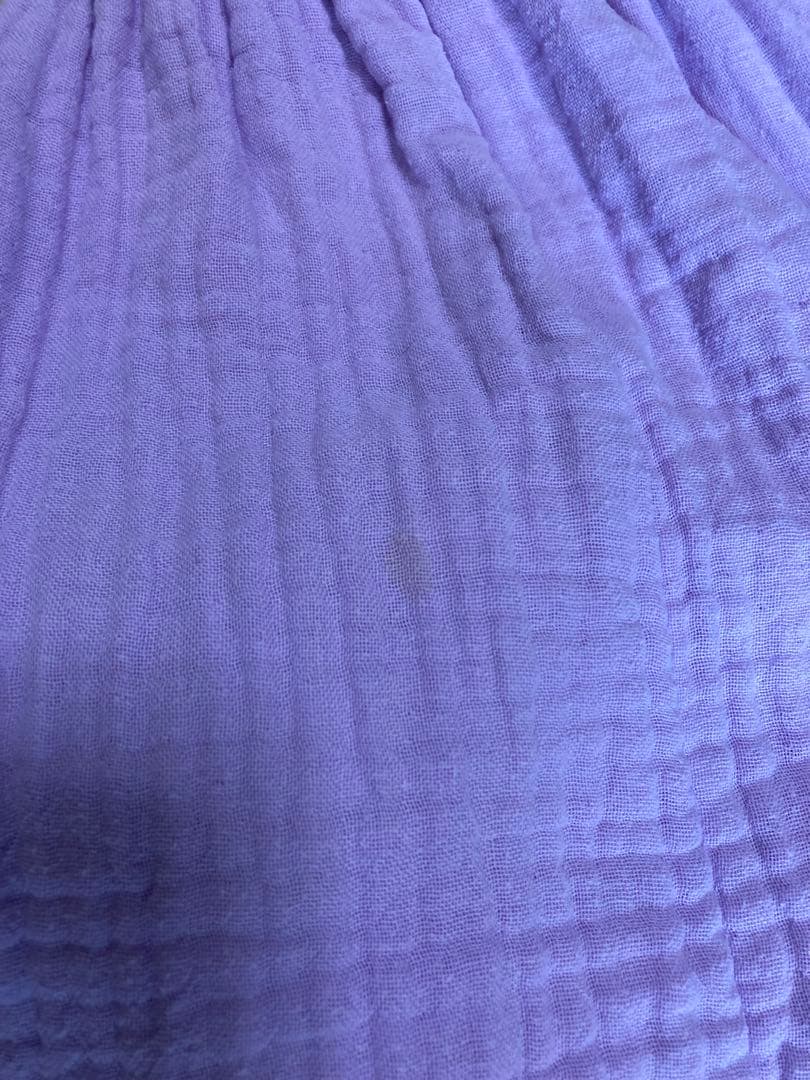 chunさま専用 辻希美 プロデュース コットンガーゼエプロン パープル