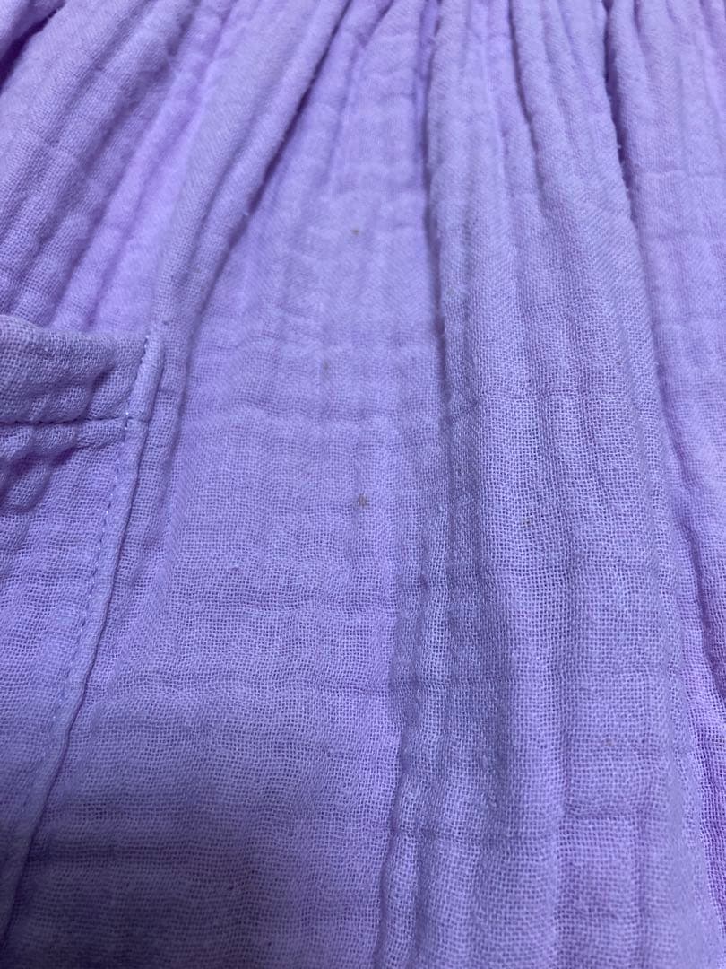 chunさま専用 辻希美 プロデュース コットンガーゼエプロン パープル