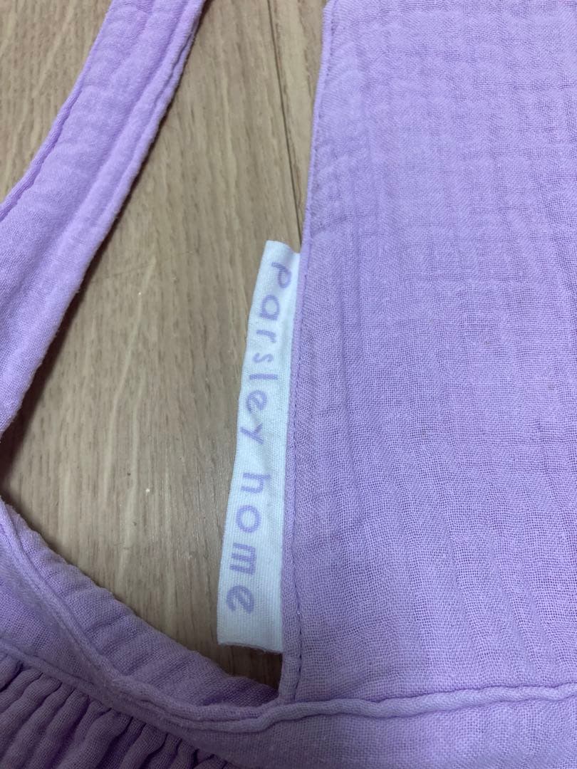 chunさま専用 辻希美 プロデュース コットンガーゼエプロン パープル