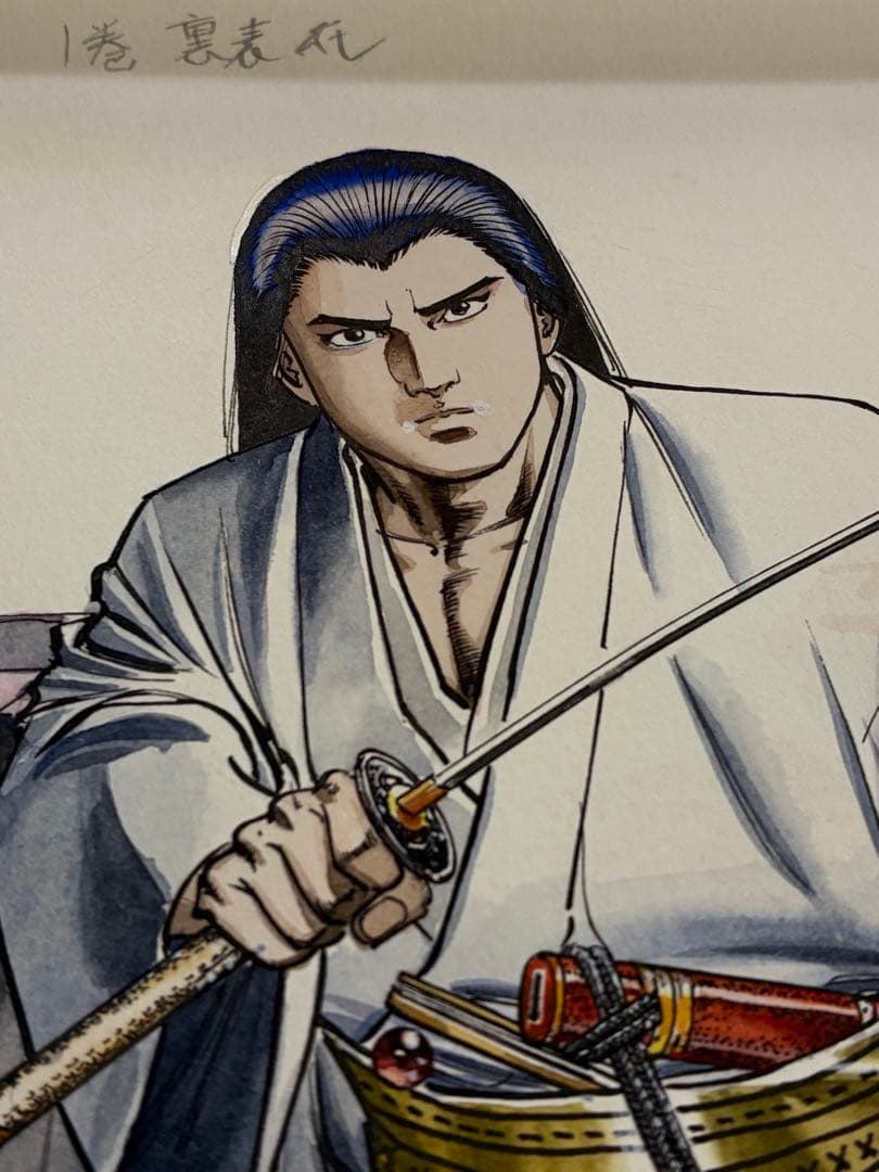 美女斬り麗三郎　漫画原画　伊賀和洋　　 原画