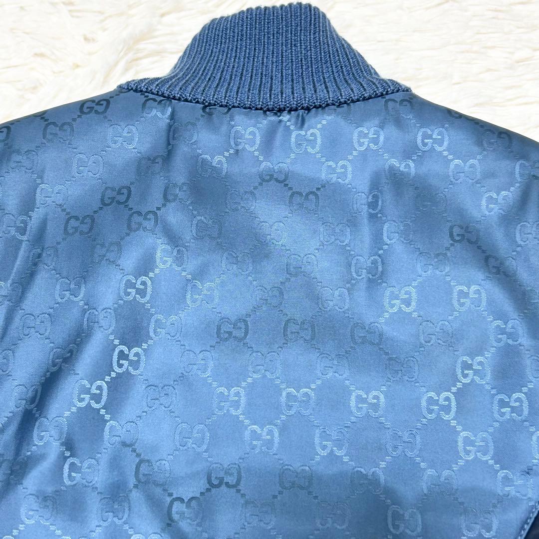 【美品】GUCCI グッチ キッズ ブルゾン コート ナイロン GGロゴ