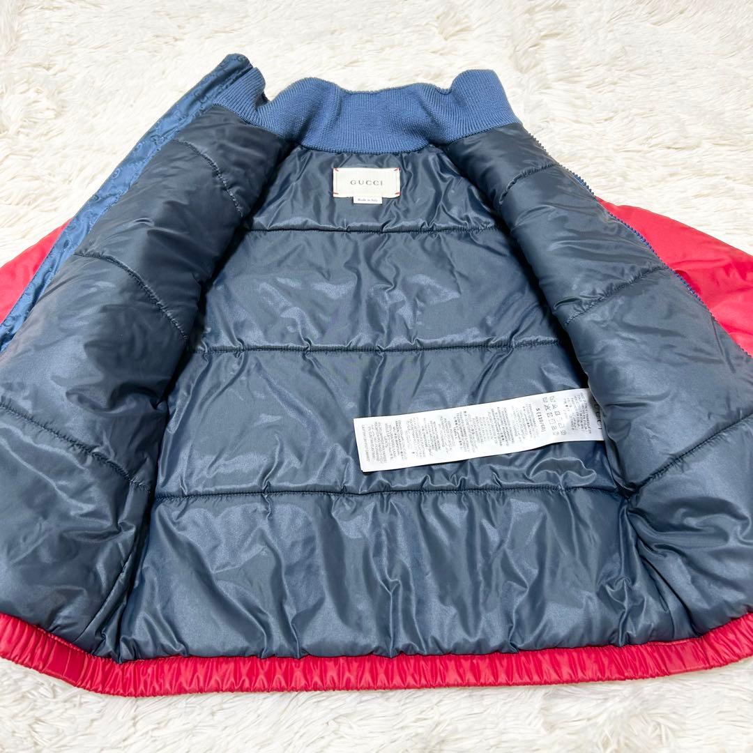 【美品】GUCCI グッチ キッズ ブルゾン コート ナイロン GGロゴ