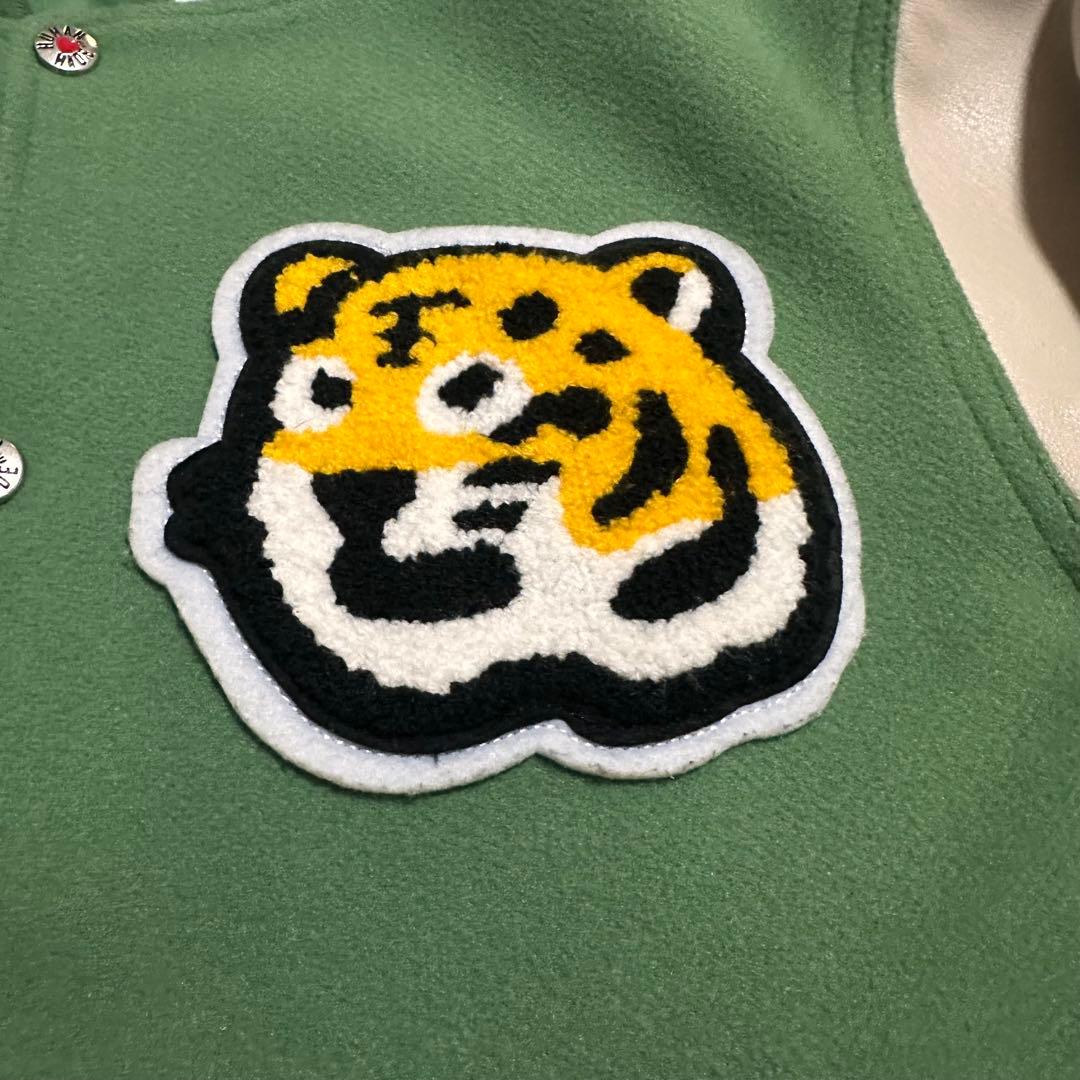HUMAN MADE VARSITY JACKET グリーン L
